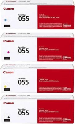 Juego de tóner Canon CRG 055 negro rendimiento estándar - negro/cian/magenta/amarillo Foto 1 de 2