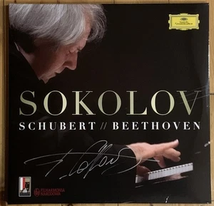 Signed by GRIGORY SOKOLOV Schubert / Beethoven Original DGG 3x 180g LP Signiert - Picture 1 of 1