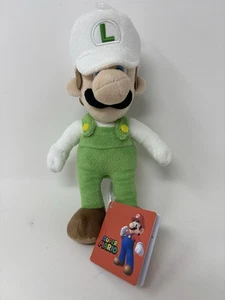 Fire Luigi Super Mario Bros. 9” Stuffed Plush Little Buddy Nintendo New - Picture 1 of 3
