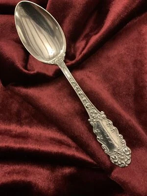 VICTORIA (antigua) por Watson Sterling cucharadita 5 5/8” luz mono “MALL 2-2-‘99” Foto 1 de 4