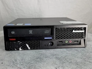 Lenovo ThinkCentre M58p 6136A1U SFF PC CORE2 DUO E8400 4GB 160GB SEE NOTES - Picture 1 of 6