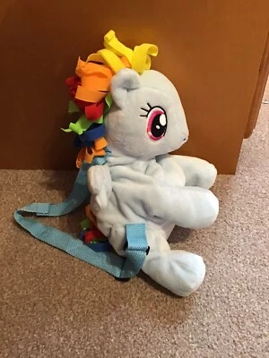 My Little Pony Backpack Rainbow Dash Plush Backpark Rucksack Bag - Image 1 of 4