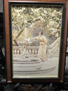 Two Framed Victorian Edwardian Reproductive Art Prints From The 1980’s - Picture 1 of 10