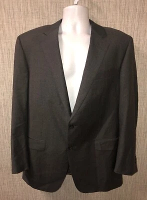 Abrigo Deportivo Samuelsohn Hombre Gris 100% Lana 2 Botones Talla 44-36 L Foto 1 de 4