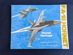 F/A-18 HORNET Heritage Fighter History Aircraft Booklet McDonnell Douglas Photo - Bild 1 von 7