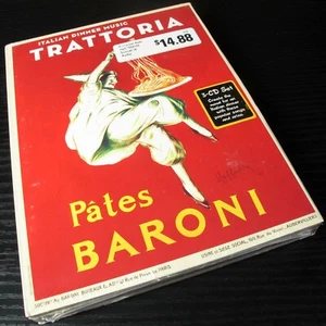 Trattoria: Italian Dinner Music Pates Baroni CANADA 3xCD Sealed NEW #0308* - Picture 1 of 2