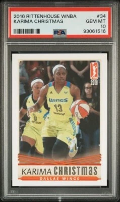 2016 Rittenhouse WNBA PSA 10 Karima Christmas Dallas Wings Indiana Fever - Image 1 of 2