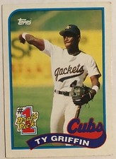 Ty Griffin Topps #1 Draft Pick Cubs Rookie Card #713