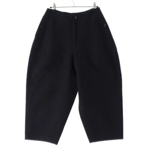 Yohji Yamamoto wool wide Pants Bottoms black Stainless Steel - Picture 1 of 10