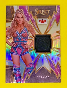 Natalya WWE Select 2024 Sparks Relic Patch Prizm Wrestling Trading Card - Picture 1 of 1