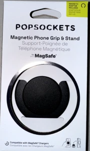 PopSockets MagSafe Phone Grip with magsafe, magnetic adapter Ring included Black - Picture 1 of 2