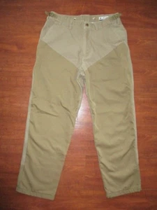 COLUMBIA MENS HEAVY DOUBLE FRONT BRUSH FIELD CANVAS PANTS 206 HM8560 SIZE 34x32 - Picture 1 of 5