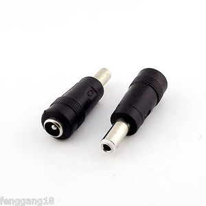 10x 5.5x 2.1mm Female to 5.5x 2.5mm Male DC Power Plug Connector Adapter Laptops - Picture 1 of 5