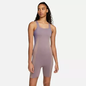 NIKE Women's YOGA Dri-FIT ADV Reveal Romper Leotard Jumpsuit NWT$135 Size XS - Picture 1 of 7