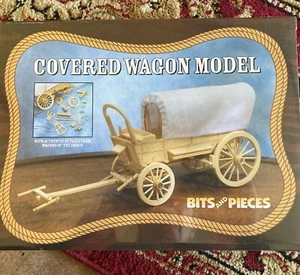 New Sealed Wild West Covered Wagon Wood Model No 42526 Bits And Pieces  - Picture 1 of 3