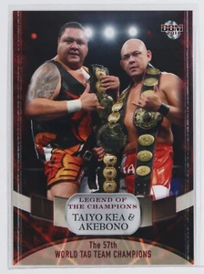 TAIYO KEA & AKEBONO - 2011 BBM Pro-Wrestling Trading Card - Picture 1 of 3