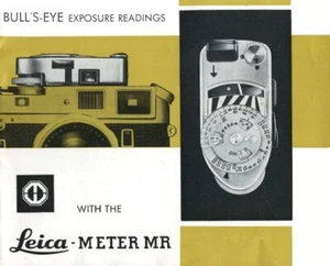 Leica-Meter MR Instruction Manual for Leica M Camera - Picture 1 of 1