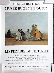 MUSEO EUGENE BOUDIN Les Peinters De L'Estuarie - Honfleur, Francia - POSTER 20x27 - Foto 1 di 4