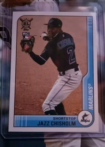 2021 Topps Big League Baseball #210 Jazz Chisholm RC -Rookie Card - Bild 1 von 2