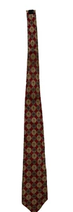 Tommy Hilfiger Men's Necktie Multicolor 100% Silk Classic Geometric Ovals 209 - Picture 1 of 9