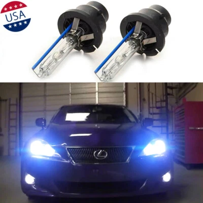2x D4S D4R Blue HID Xenon Bulbs Low Beam Headlight For Lexus GS450h IS250 SC430 - Image 1 of 4