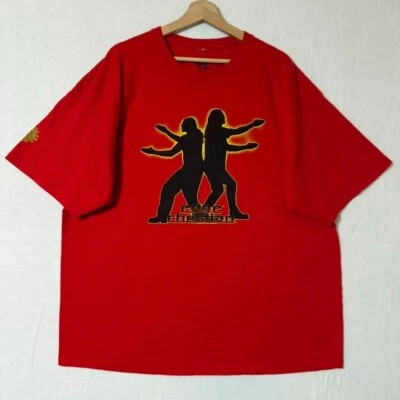 WWE Edge & Christian T-Shirt 2XL Red Pose-itively Awesome Graphic Tee - Image 1 of 4