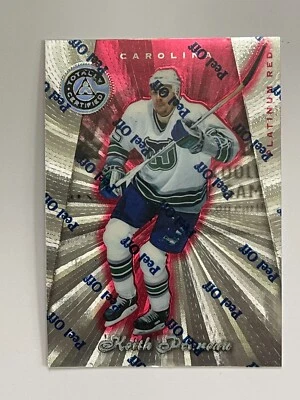 1997-98 Pinnacle Totally Certified Canes Keith Primeau Platinum Red /6199 #57 - Image 1 of 2