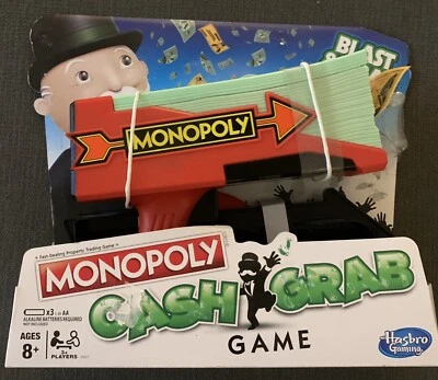 Monopoly Cash Grab­ Game Fast Dealing Property Trading Game 3+ Players Kids Gift - Image 1 of 3