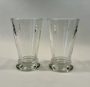 Set of 2 La Rochere Ice Tea Glasses Bee France 10oz 5.5" - Picture 1 of 7