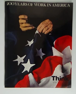 Bicentennial Issue July 1976 IBM Think 200 Years of Work Magazine #E-100 - Imagen 1 de 6