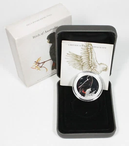 AUSTRALIA 50Cents 2013 Silver 1/2oz Birds of Australia Red-Tailed Black Cockatoo - Picture 1 of 4