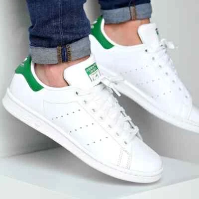 Adidas Originals Stan Smith Women’s Athletic Shoe White Sneakers #204 - Image 1 of 4