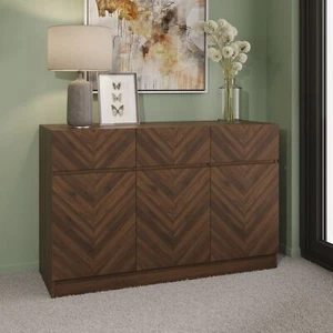 Catania Large Sideboard Royal Walnut - Picture 1 of 7