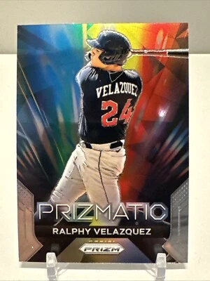 2024 Panini Prizm Prizmatic Ralphy Velazquez #19 Cleveland Guardians - Image 1 of 2