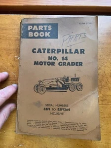 Kat Raupe Nr. 1962 14 Motor Grader OEM Teile Buch Katalog Handbuch - Bild 1 von 6