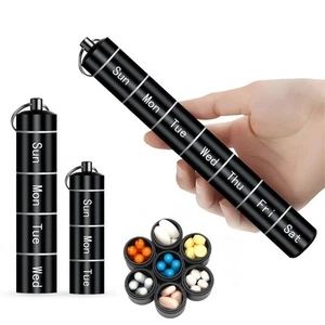Zam-Zam Daily Pill Organiser | Portable 7 Day Pill Organizer | Large Capacity... - Picture 1 of 7