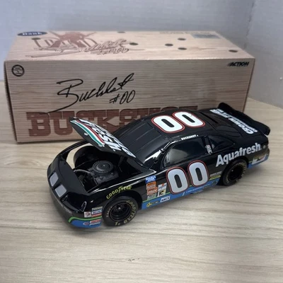 Buckshot Jones #00 Aquafresh 1997 Pontiac 1:24 Diecast Bank NIB 1 of 2,500 - Image 1 of 4