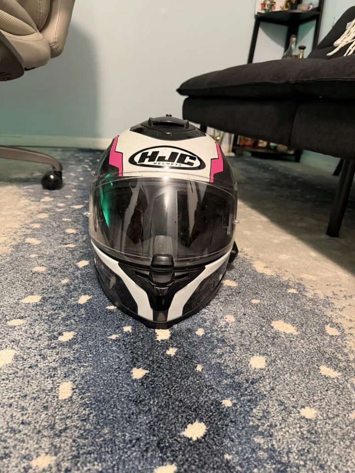 Casco de moto HJC para mujer talla mediana Foto 1 de 4