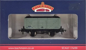 Bachmann 37-158A 8 Planken offener Wagen mit festem Ende P308328 in BR grauer Lackierung - Bild 1 von 2