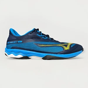 Mizuno Herren Tennis Pickleball Schuhe WAVE BEYOND LIGHT 2 blau gelb Größe 12 - Bild 1 von 6