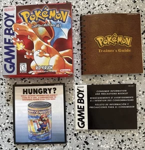 Nintendo Game Boy Pokémon Red Version Original Box Manual Inserts Only 1998 - Picture 1 of 17