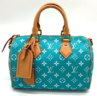 NEW Louis Vuitton Speedy P9 Bandouliere 25 Turquoise M11561 #２７８ - Image 1 of 4