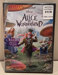 Alice in Wonderland (DVD, 2010 Widescreen) Johnny Depp. NEW ~ Sealed. Free Ship - Picture 1 of 4