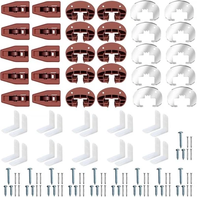 10 Juegos de Correderas de Cajón Guía Deslizante Compatible con Kenlin Rite-Trak II 168... Foto 1 de 4