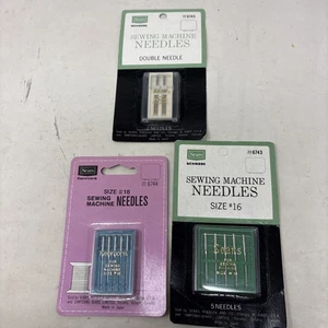 Vintage Sears Kenmore Nähmaschinennadeln Größe 16,18 Doppelnadeln Posten - Bild 1 von 2