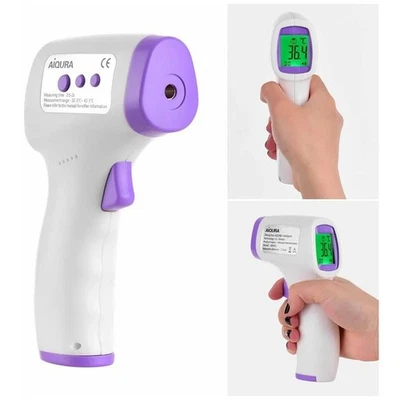 HEALTHAZ Digital Infrared Forehead Thermometer Non-Contact Temperature Gun Fever Measure
