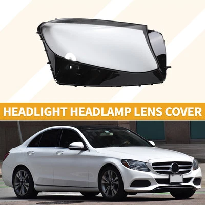 Cubierta de lente de faro delantero de coche 1 pieza para Mercedes Benz W253 GLC 2016-2019 Foto 1 de 4