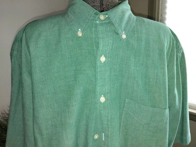 1990s Brooks Brothers Men’s Short Sleeve Shirt Size Large  100% Cotton - Image 1 of 4