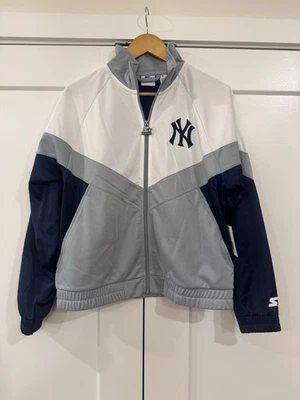New W/ Tags Retro Starter New York Yankees Medium Jacket Star Zipper Unisex - Image 1 of 4