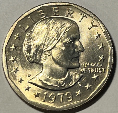 BU 1979-P Susan B Anthony $1 Philadelphia Mint FIRST YEAR - BUY MORE SAVE MORE! Cover